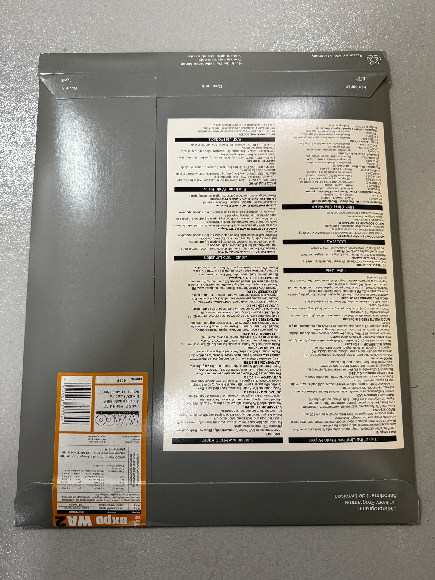 Maco Photo Products Expo WA2 12x16" Photo Paper 25 sheets fibre