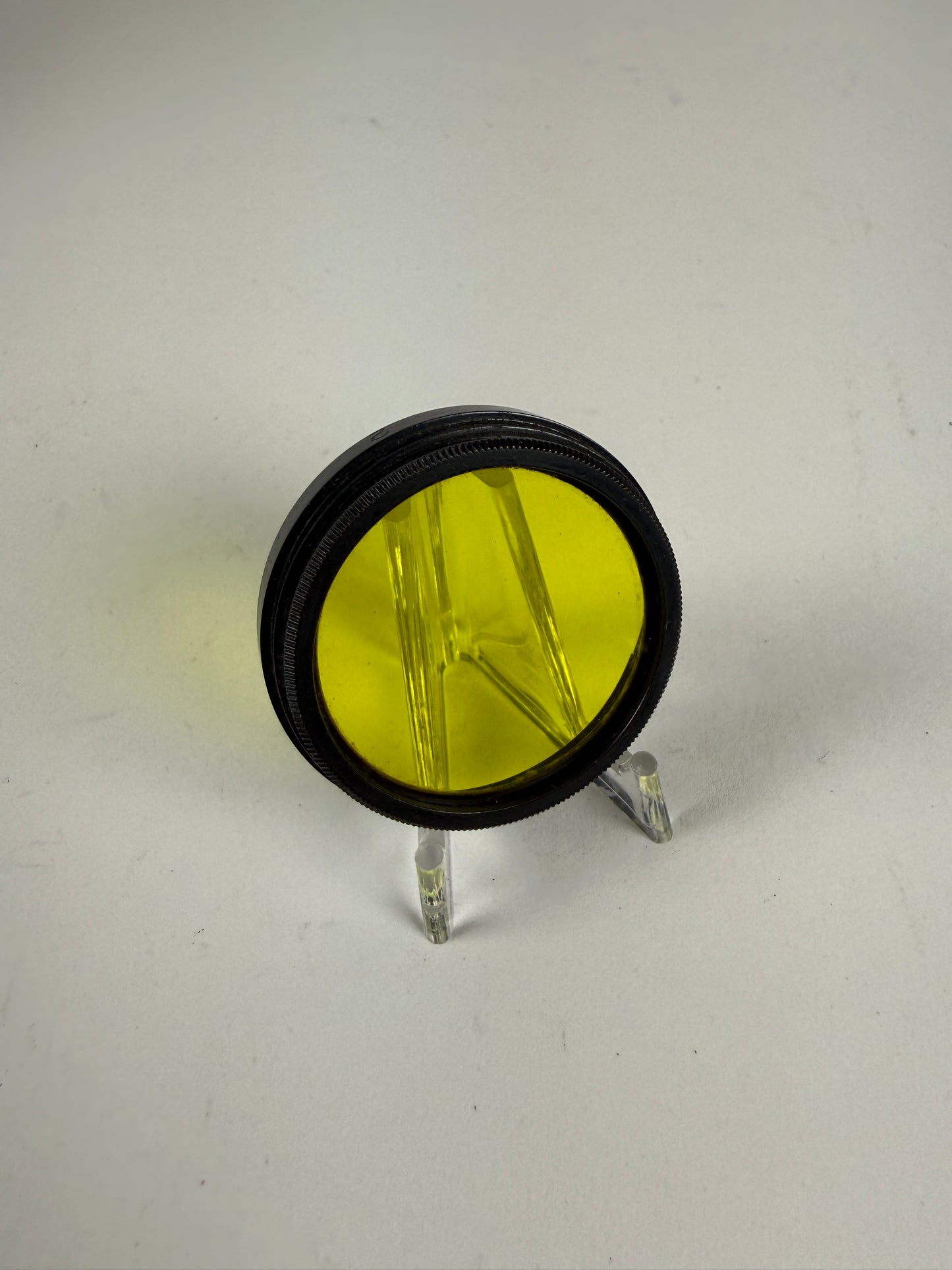 Leitz Leica Black A36 Yellow 2 Contrast Camera Lens Filter - Summitar push on 36mm