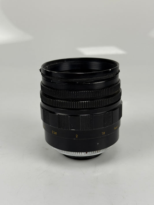 Taika Harigon 58mm f1.2 Exakta mount camera lens RARE