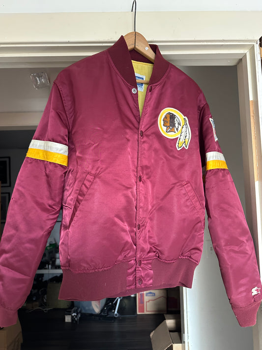 Vintage Washington Redskins Commanders NFL Starter Jacket Satin Made In USA L