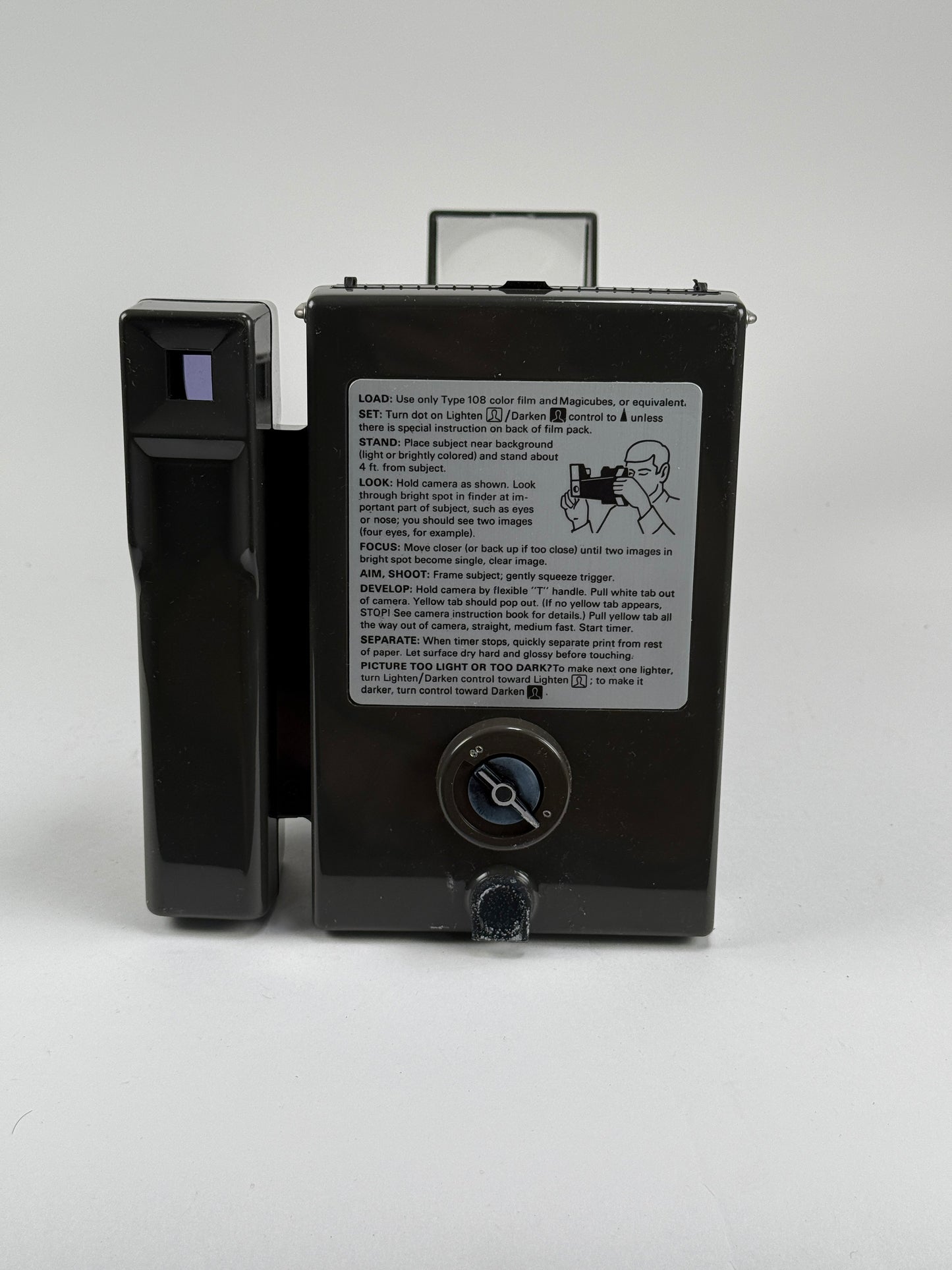 Vintage Polaroid Big Shot Portrait Land Camera w/ Original Box–Andy Warhol Model