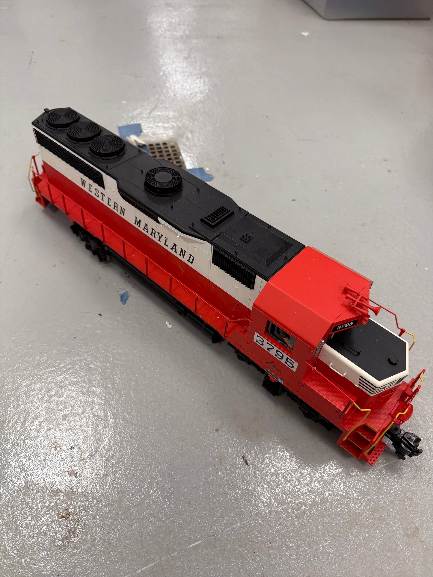 Aristo-Craft 2007 ART-23507 Western Maryland GP40 Locomotive G-Scale #3795 RARE