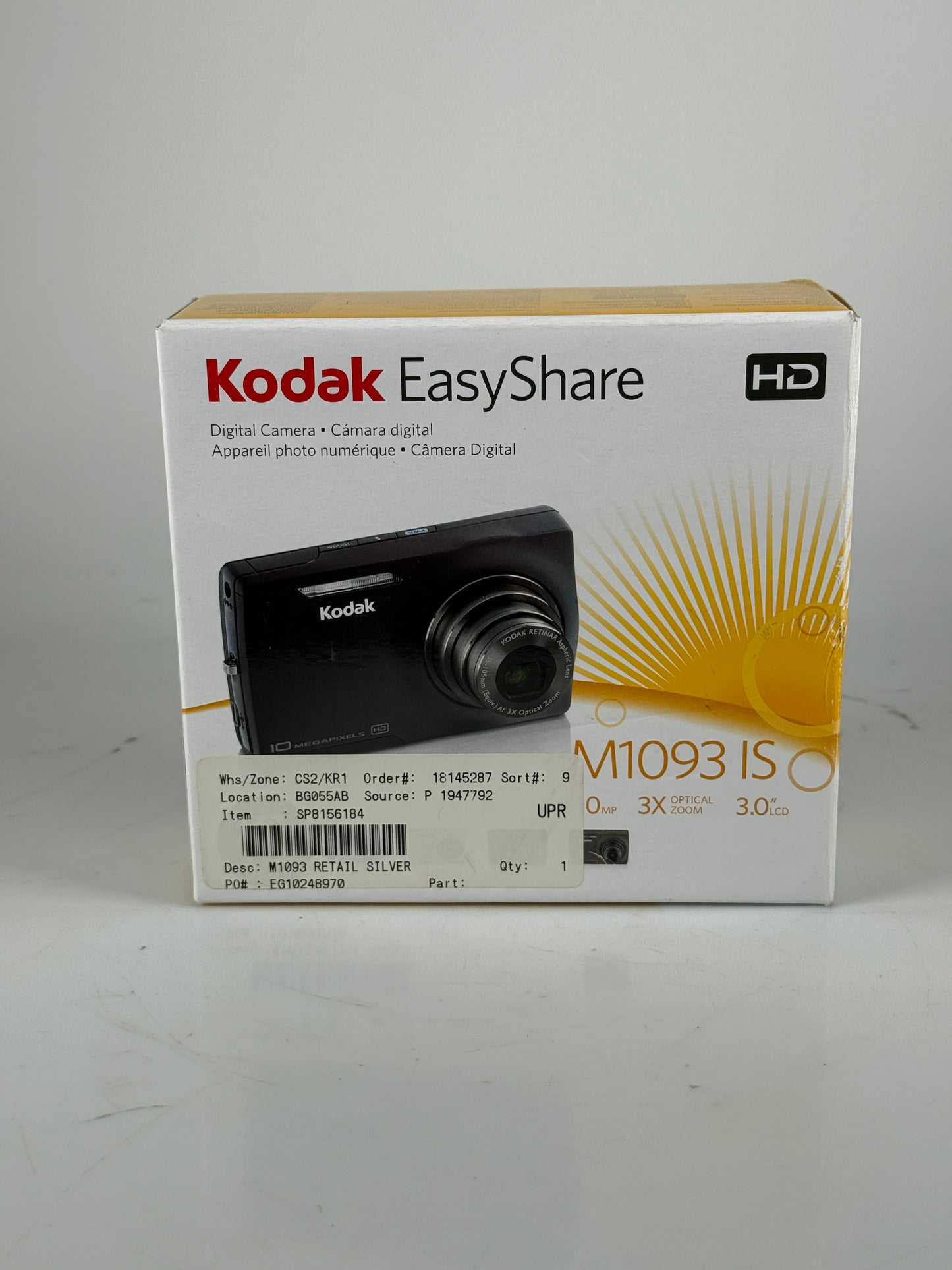 Kodak Easyshare M1093IS 10 MP 3x Optical Image Stabilized Zoom Digital Camera