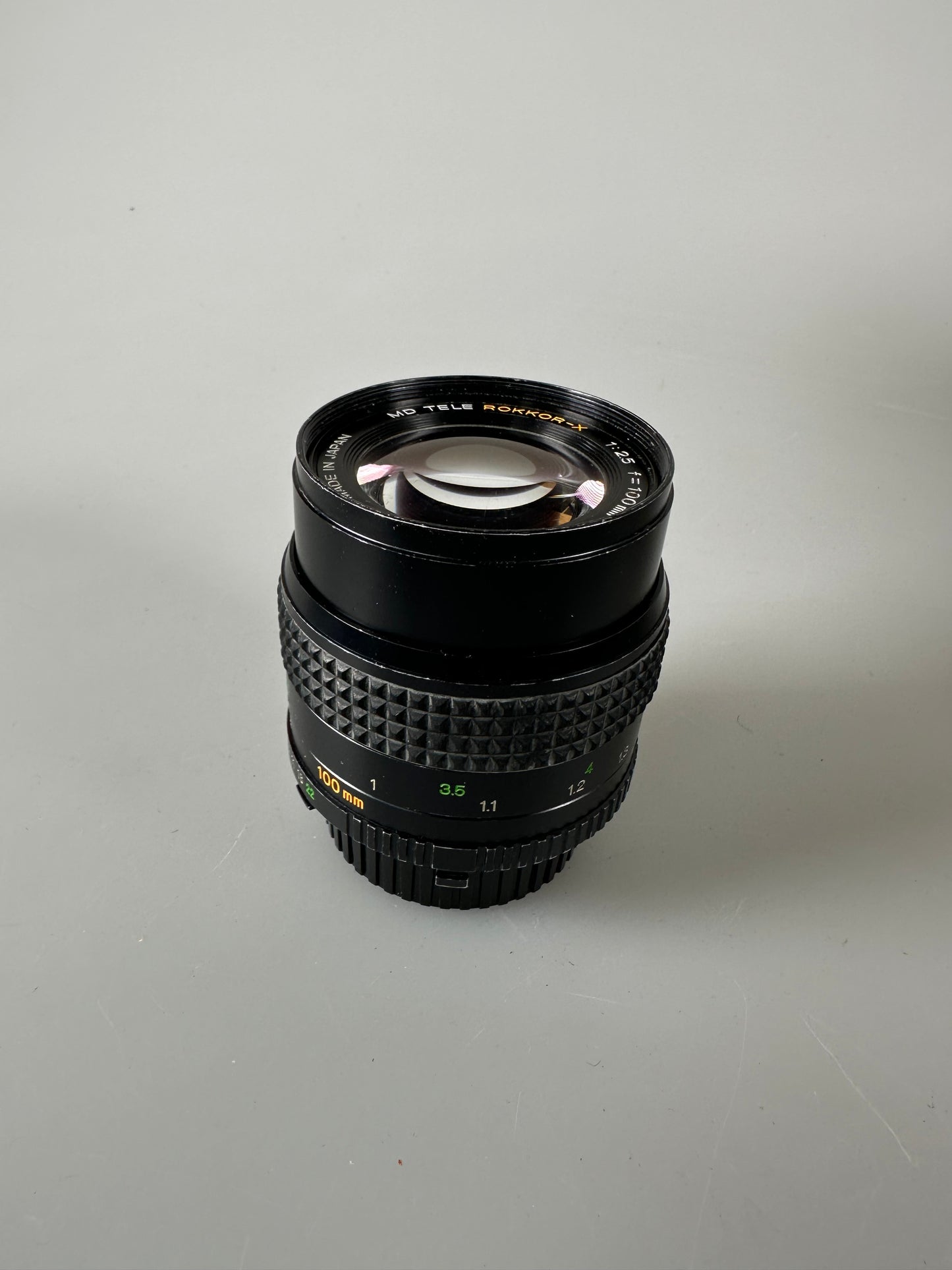 Minolta MC Tele Rokkor X 100mm f2.5 MD Mount Lens