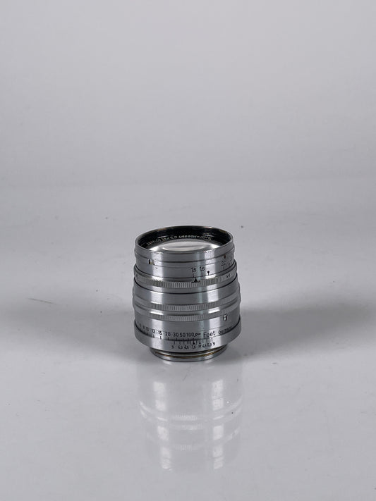Leica leitz Xenon 5cm 50mm F1.5 1.5 LENS screw ltm m39 2 rings