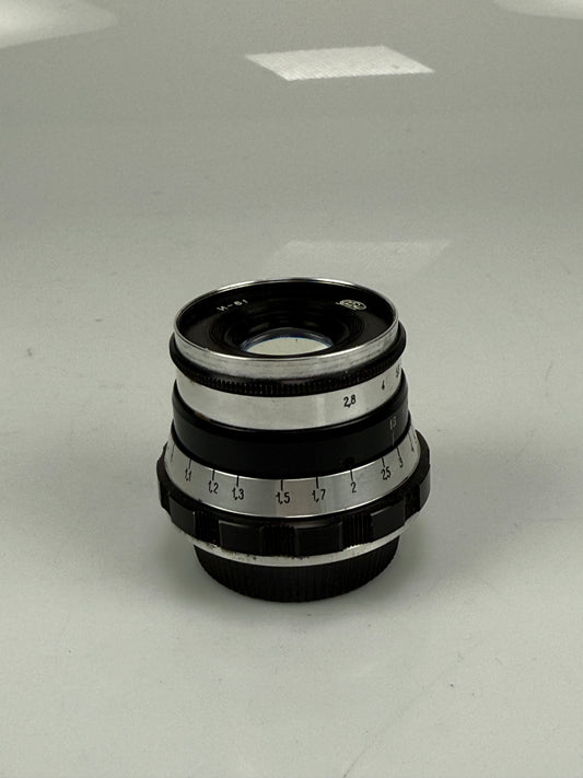 Industar 61 52mm f2.8 LTM M39 Rangefinder Lens black
