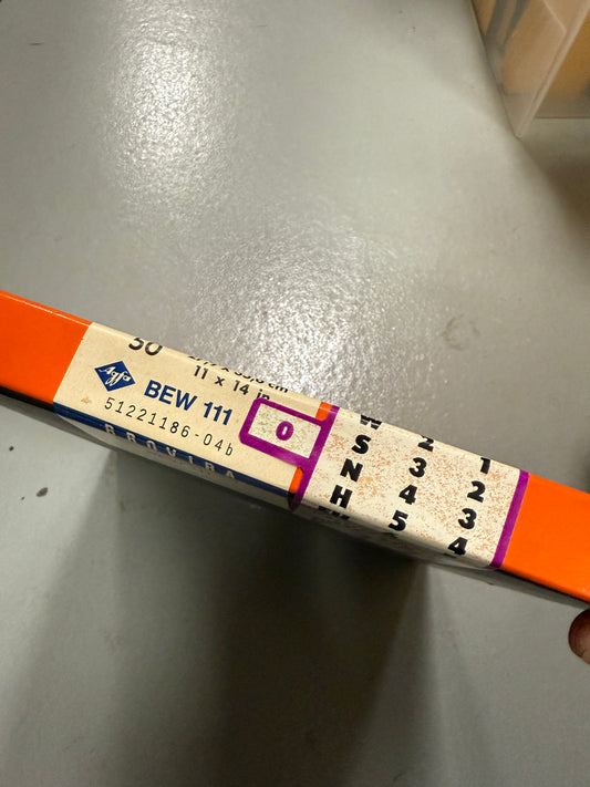 Agfa Brovira Photo Paper 50 Sheets 11x14 inch BEW 111 0