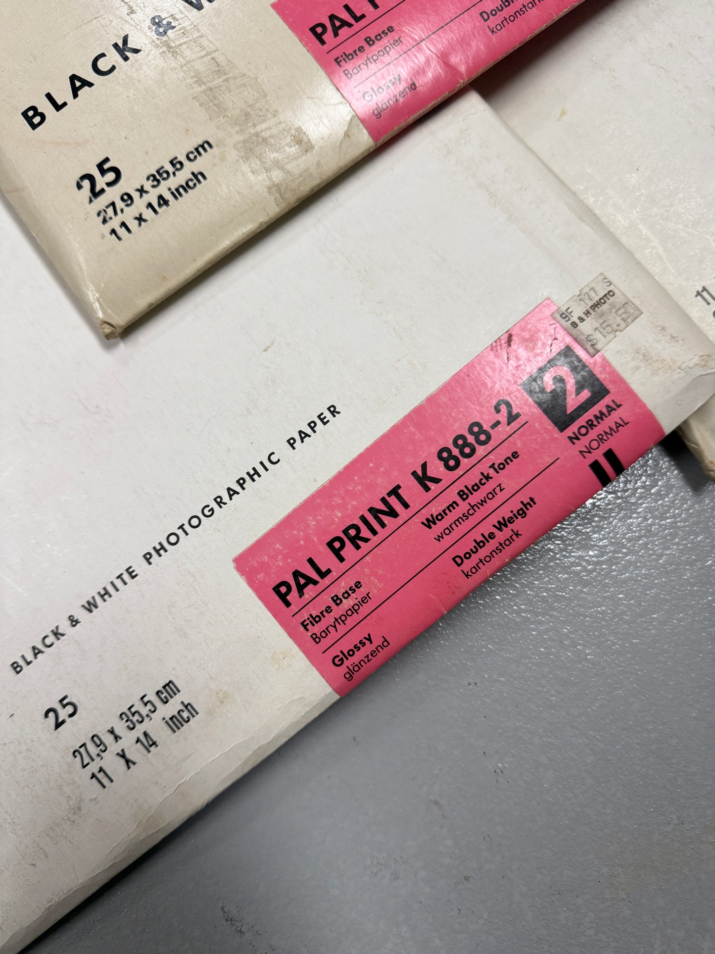 PAL Paper Print K 888-2, 888-3, K 10-3 Fibre 11x14" Photo Paper lot