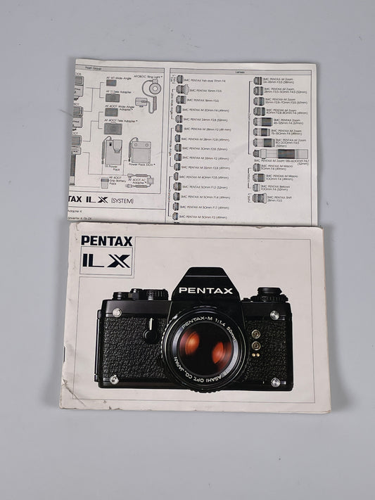 Pentax LX Film Camera Instruction Manual