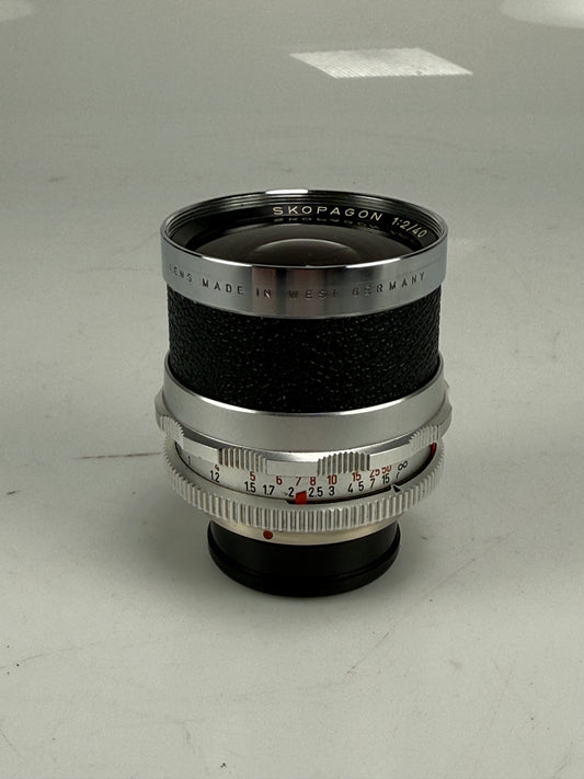 VOIGTLANDER Skopagon 40mm F2 LENS DKL MOUNT BESSAMATIC ULTRAMATIC CAMERA RARE