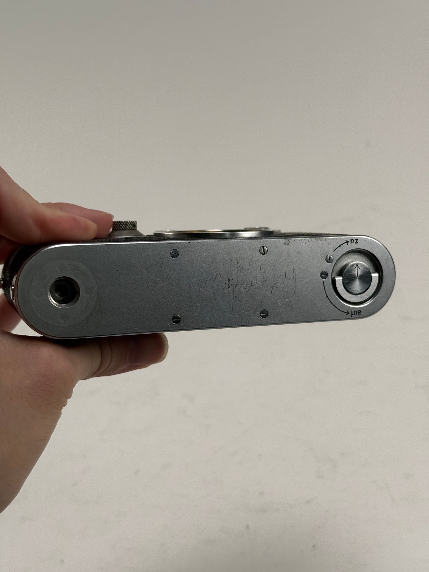 Leica IIIb rangefinder 35mm camera body chrome
