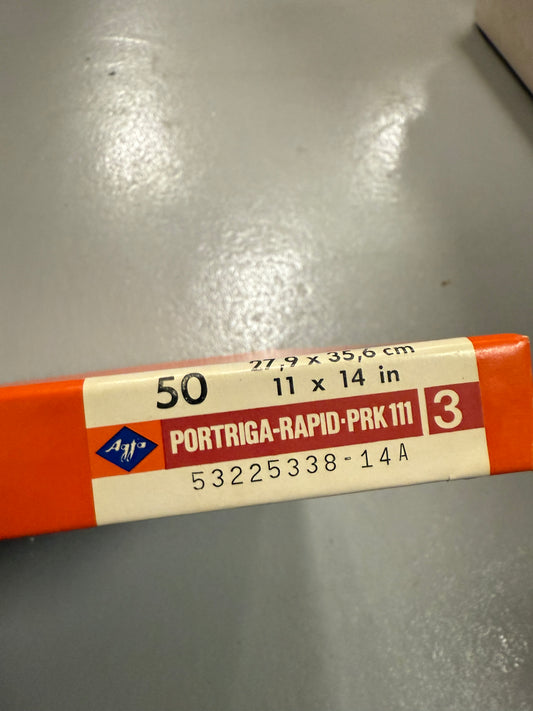 Agfa Portriga Rapid Photo Paper 50 Sheets 11x14 inch PRK 111 3