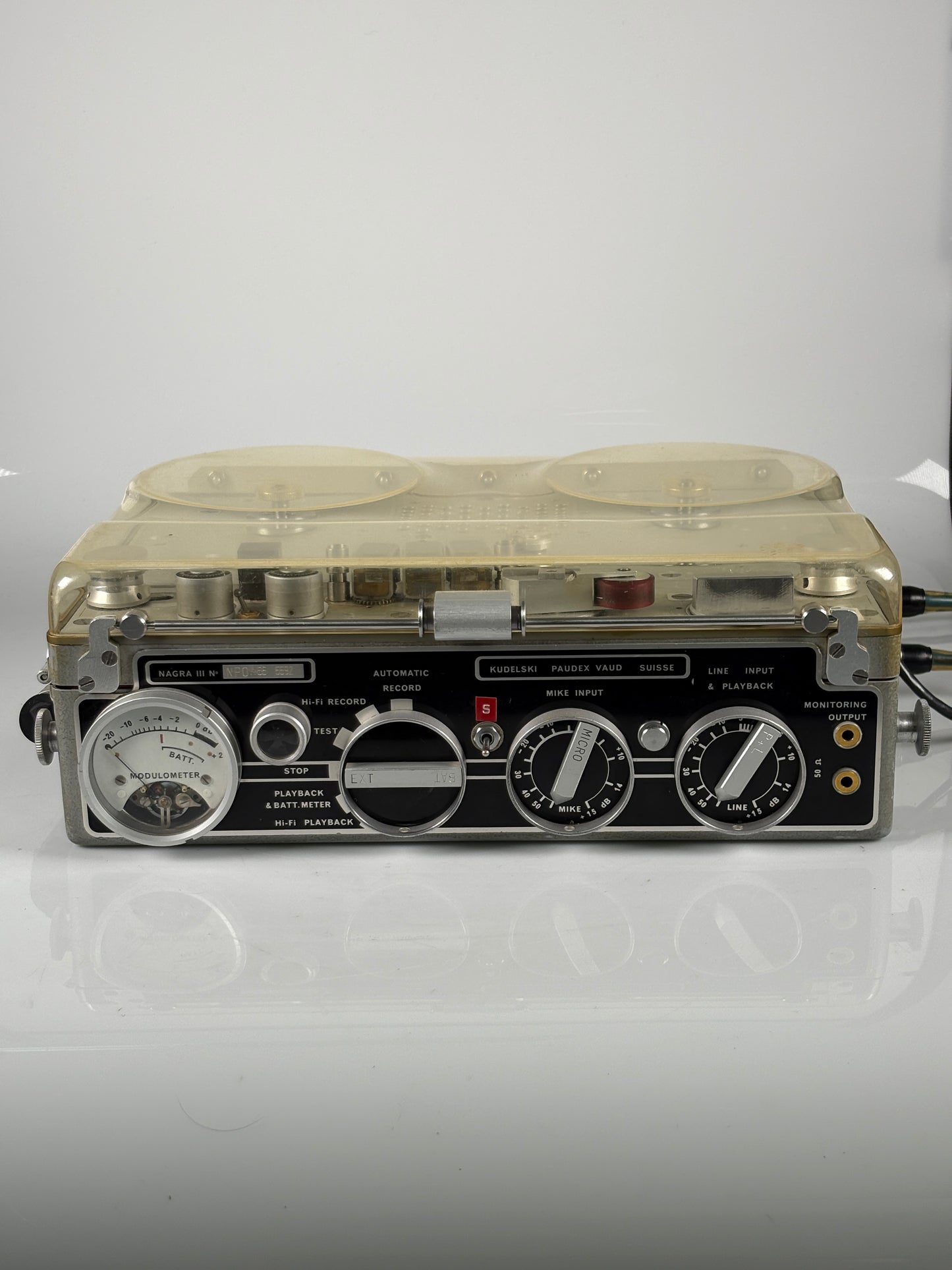 Kudelski Nagra III N Reel to reel field tape recorder RARE