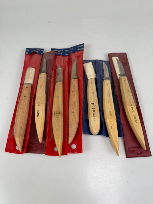 7 Pfeil Carving Tools Swiss made/Wood Craft/Unbranded Knives for Wood Carving.