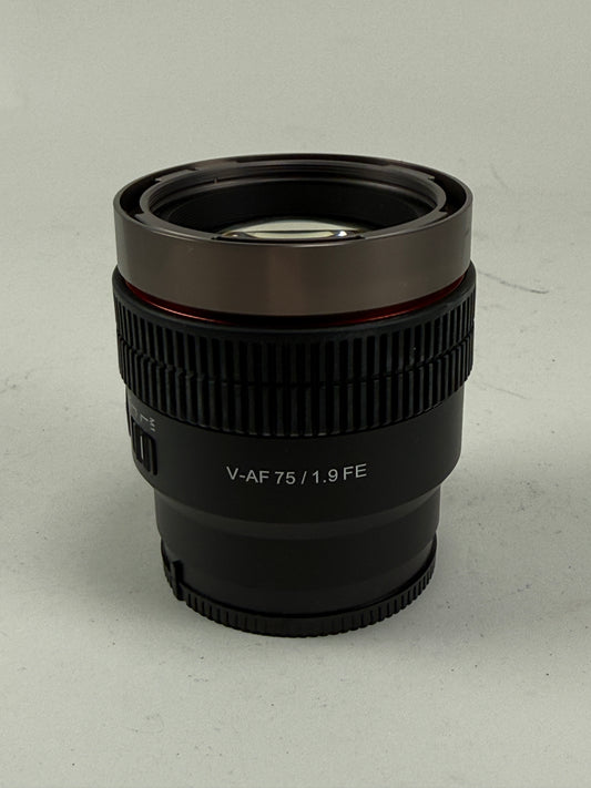 Samyang V-AF 75mm T1.9 Sony E Mount Lens