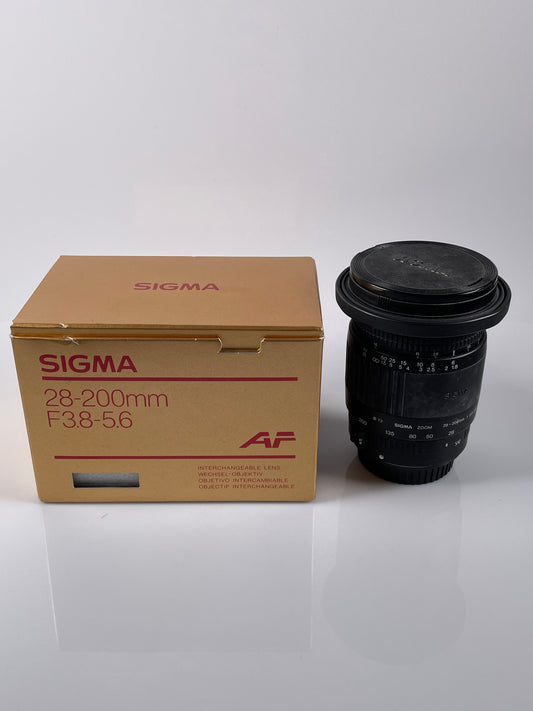 Sigma 28-200 F3.8-5.6 Autofocus Zoom Lens Canon EF mount