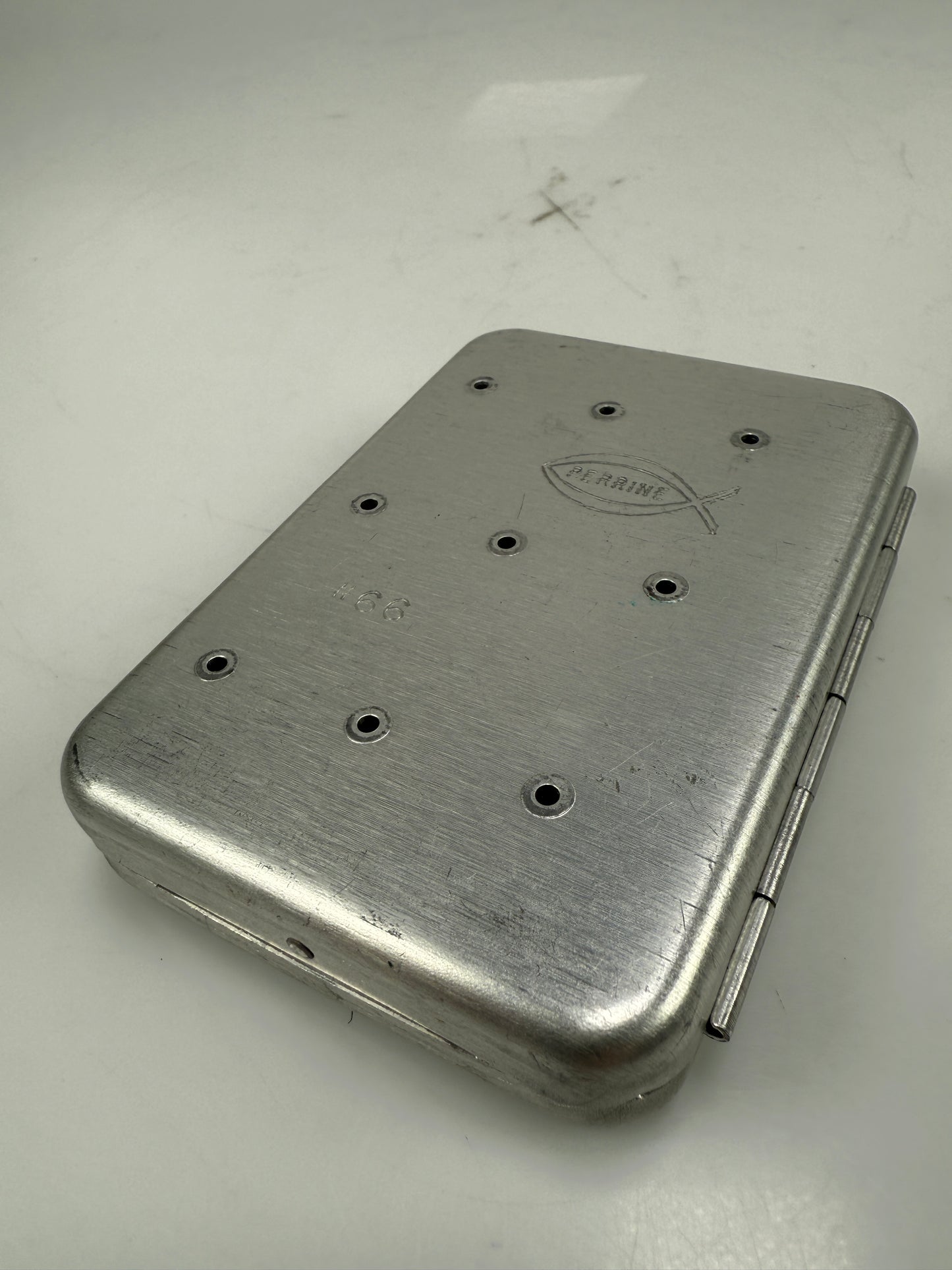 Perrine # 66 Fly Box. W/ Dry Flies