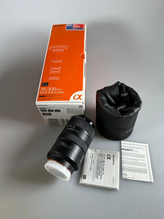 Sony A 70-300mm F4.5-5.6 G SSM Alpha Mount Autofocus Telephoto