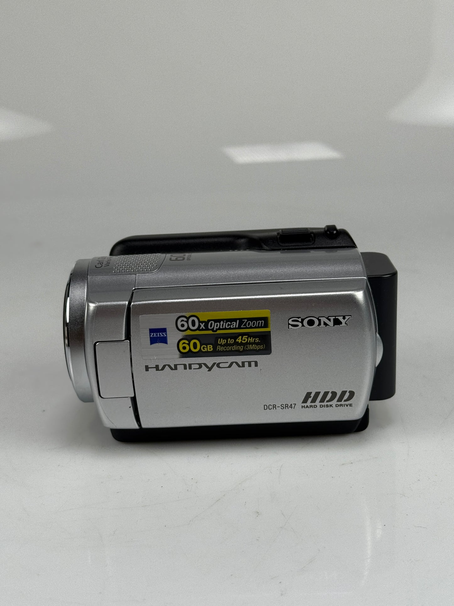 Sony DCR-SR47 1080p Silver Digital Camcorder 60x Optical Zoom SD