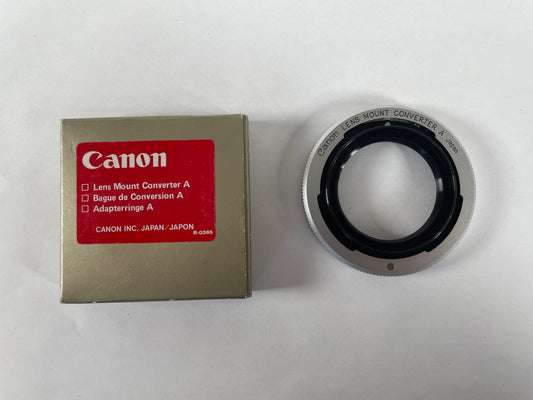 Canon lens mount converter A with macro photo hood
