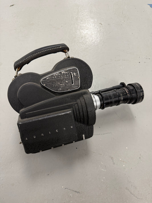 BACH Auricon CM-72A Cine Voice Cinema Sound Camera w/ angenieux 12-120mm f2.2 lens