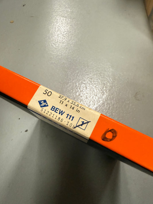 Agfa Brovira Photo Paper 50 Sheets 11x14 inch BEW 111