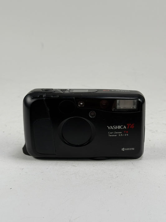 Yashica T4 T* Carl Zeiss 35mm F3.5 Lens Camera black