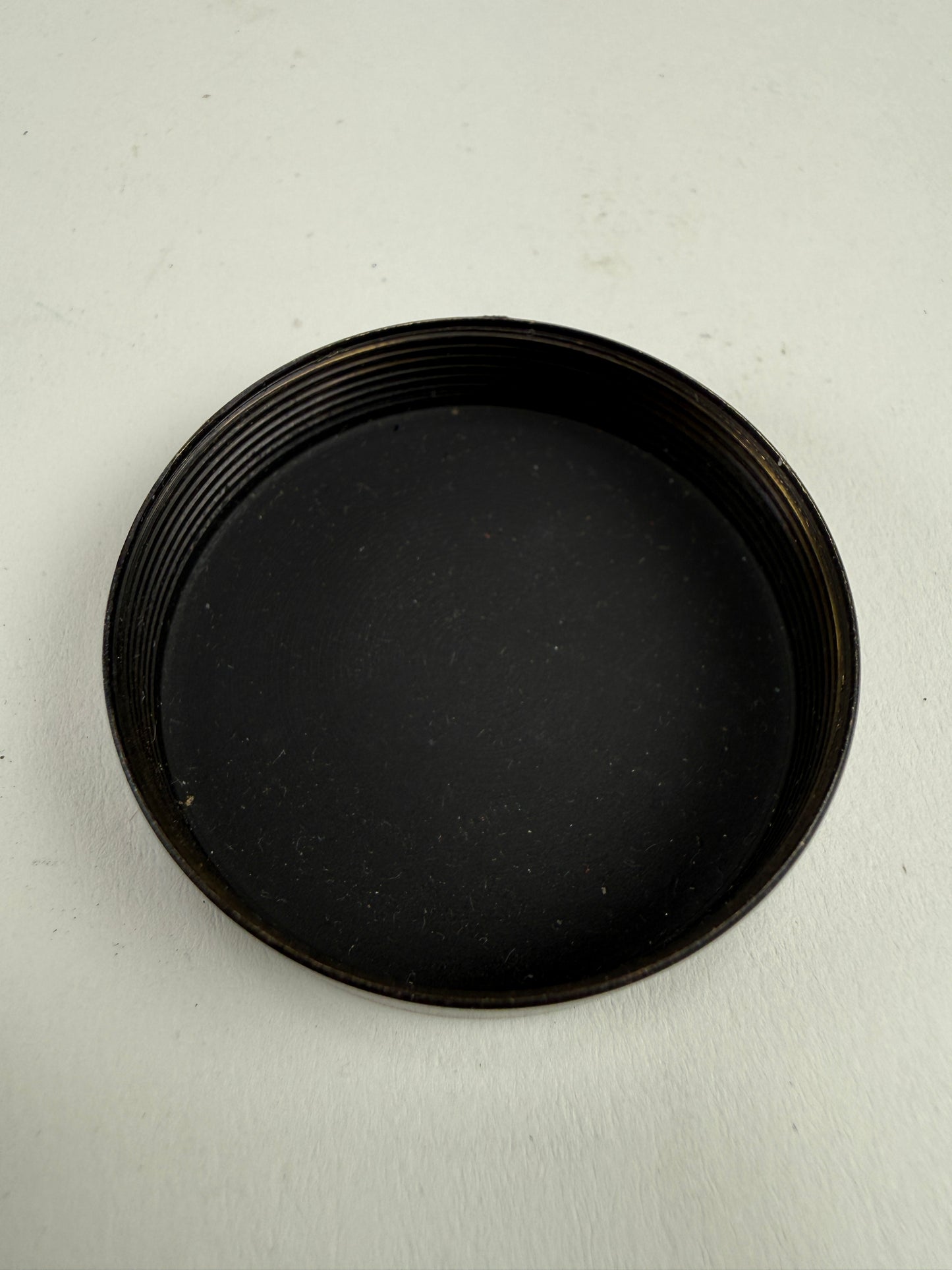 Leica LTM Rear lens cap Black Paint Brass