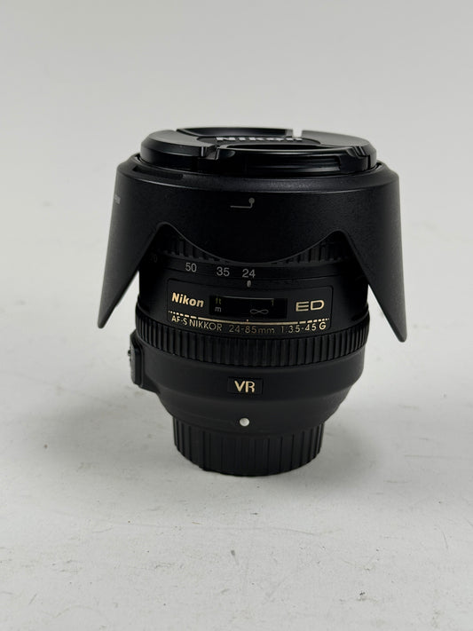 Nikon Nikkor AF-S 24-85mm f3.5-4.5 G ED IF Lens AFS