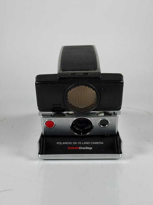 Polaroid SX-70 Land Camera Sonar One-Step Autofocus Instant Camera Black