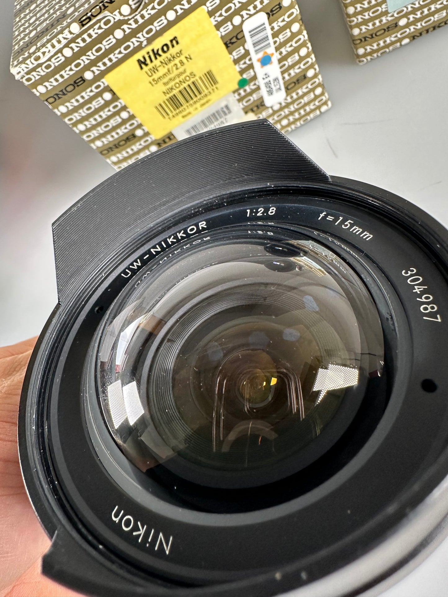 Nikon UW-Nikkor 15mm F2.8 N Lens For Nikonos Series with Finder DF-11