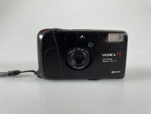 Yashica T4 T* Carl Zeiss 35mm F3.5 Lens Camera black