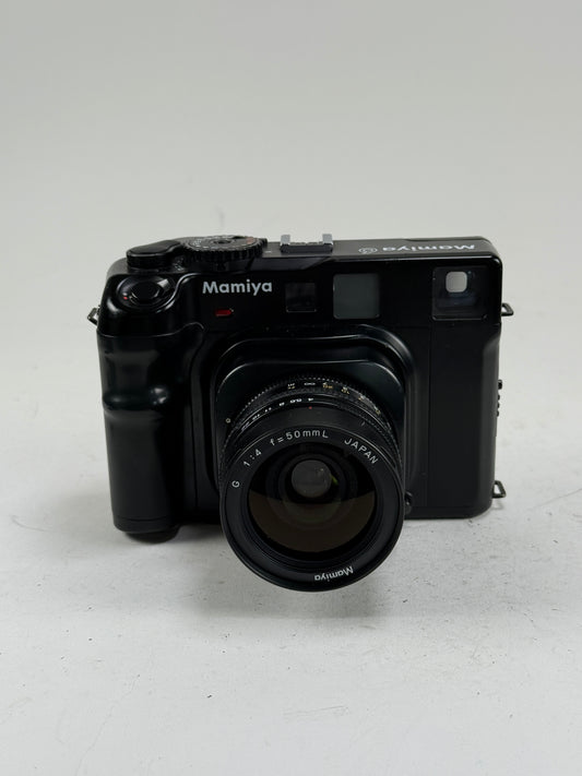 Mamiya 6 medium format rangefinder camera with 50mm f4 L G lens