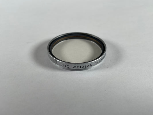 Leica Leitz UVA UV-A 39mm filter Chrome