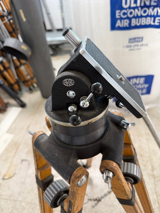 Arri wooden tripod with tilt head RARE vintage