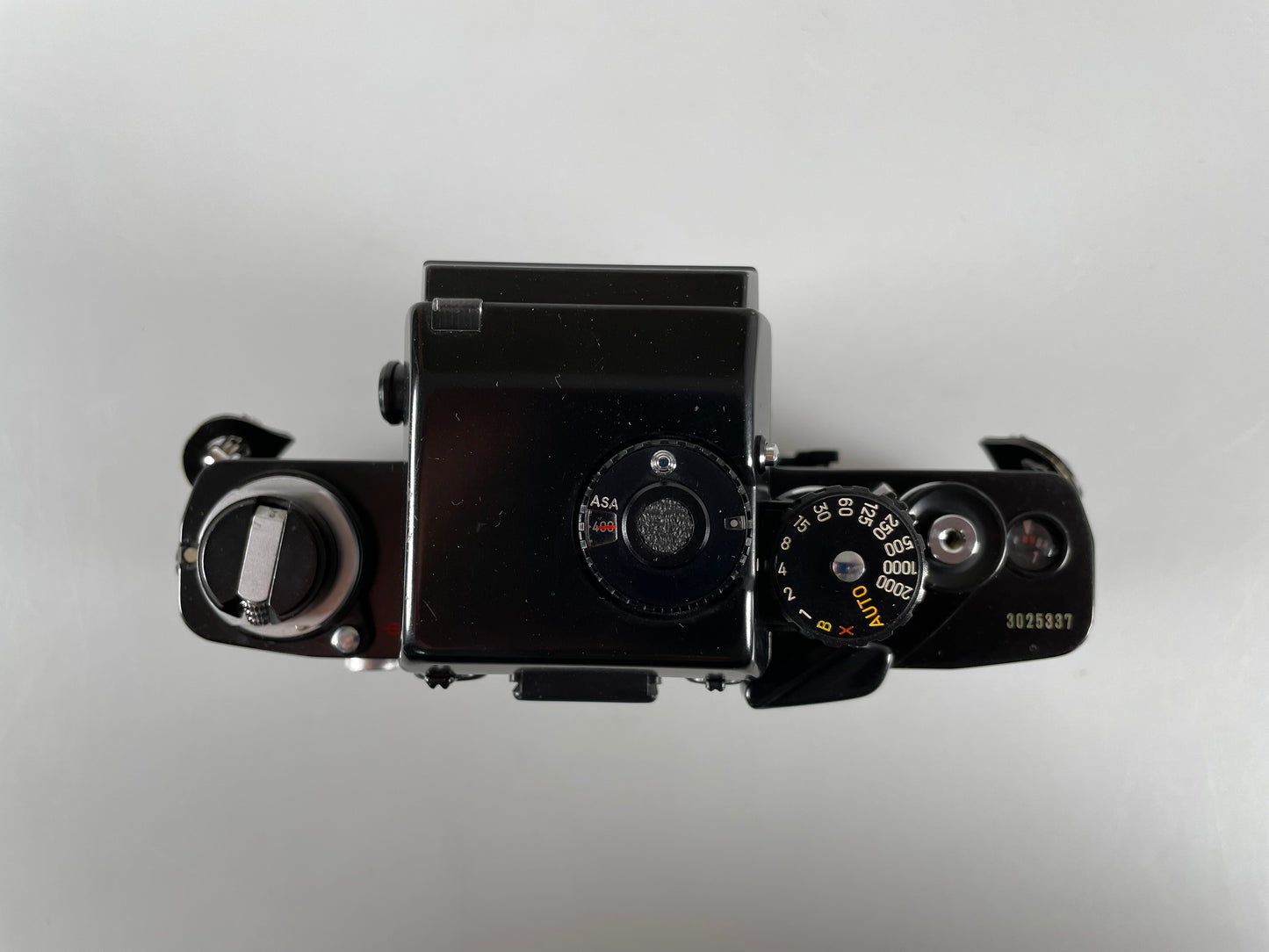 Minolta XK 35mm film Camera body Black w/ RARE AE-S meter finder
