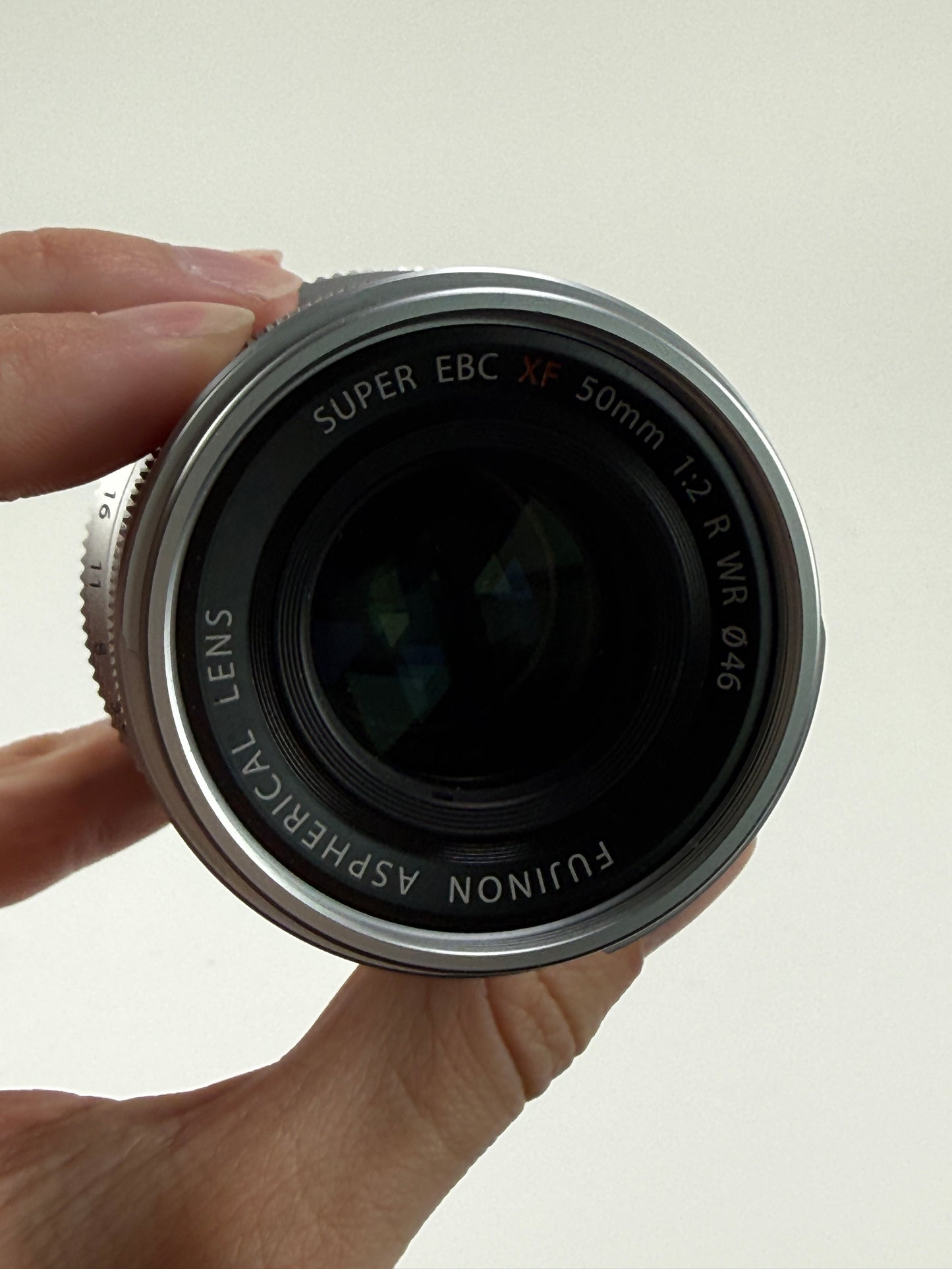 Fuji Fujifilm XF 50mm f2 R WR Lens X Mount Silver