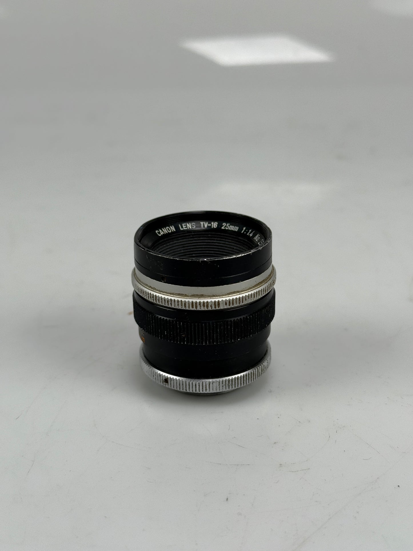 Canon TV-16 25mm f1.4 C mount Cinema lens