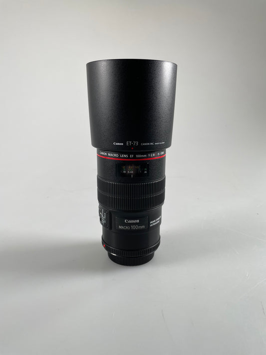 Canon EF 100mm f2.8 L Macro IS USM DSLR Camera Lens