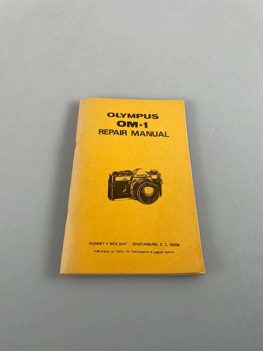 Olympus OM-1 Service instructions camera Repair Manual Romney