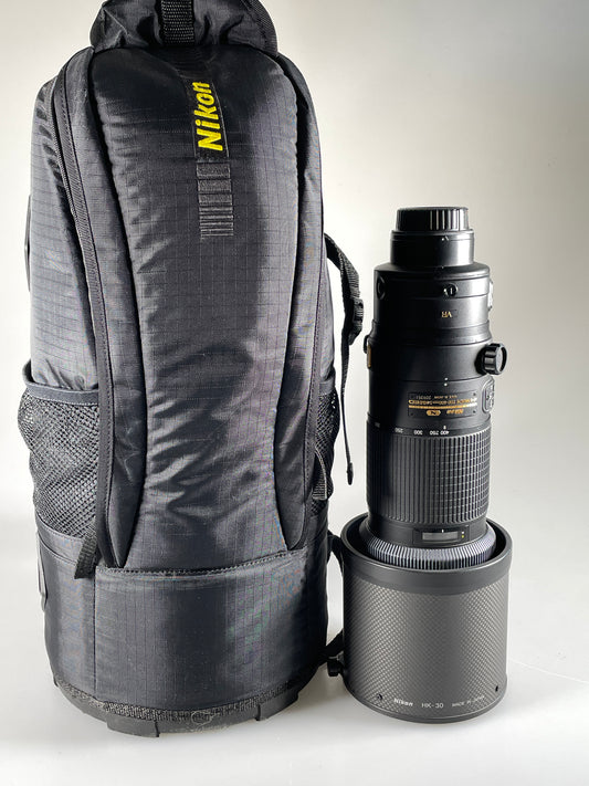 Nikon 200-400mm f4 nikkor AF-S G ED VR II Lens AFS lens