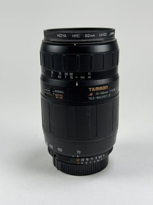 Tamron 572D AF 70-300mm f4-5.6 LD Tele-Macro Lens Nikon F Mount