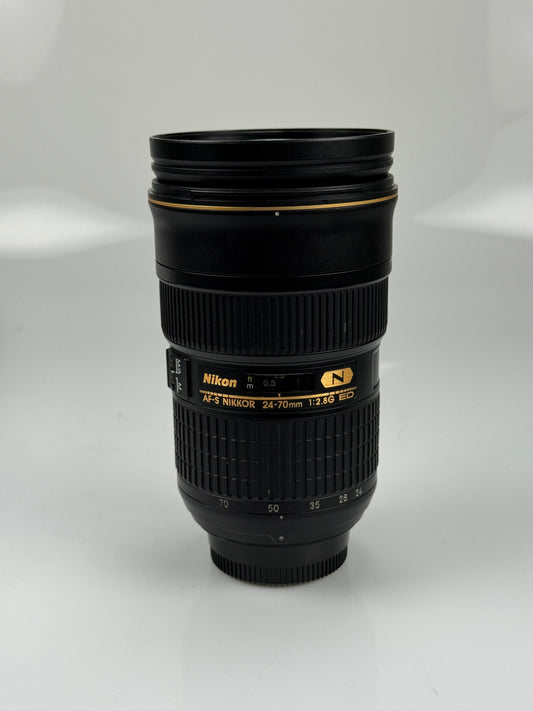 NIKON AF-S NIKKOR 24-70mm f2.8 G ED Zoom Lens