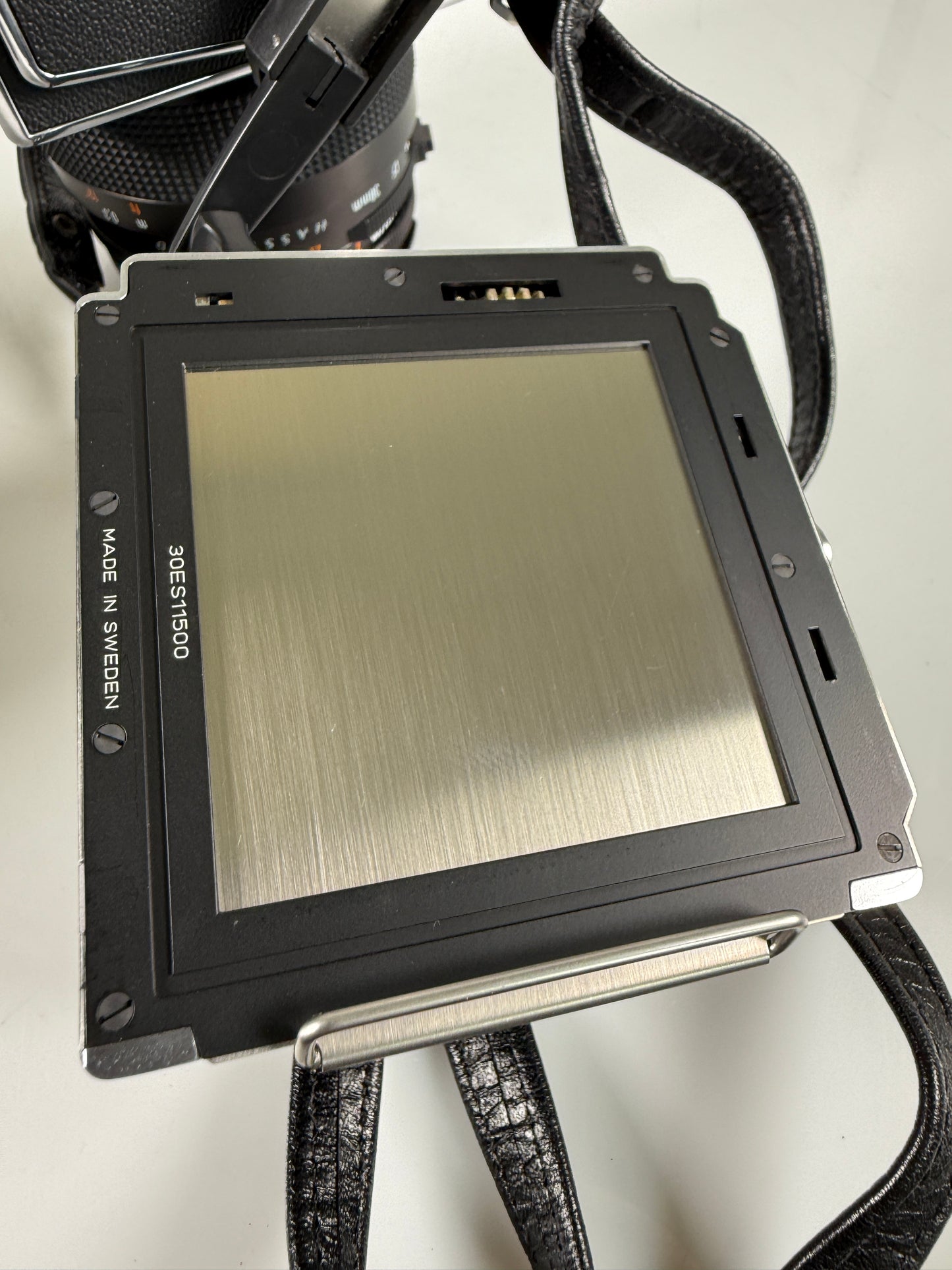 Hasselblad 903 SWC Camera Biogon 38mm Lens Finder, hood, A12 Back Chrome