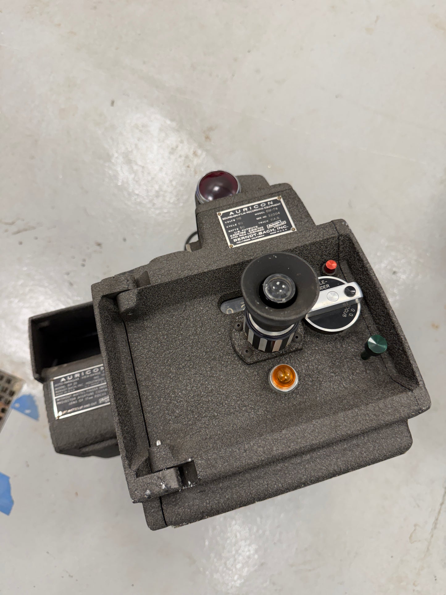 BACH Auricon CM-74 Cinema Sound Camera w/parralax viewfinder