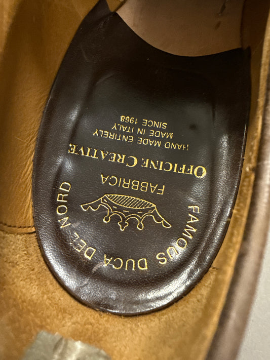 OFFICINE CREATIVE Size 42 Brown Leather Oxford Shoes