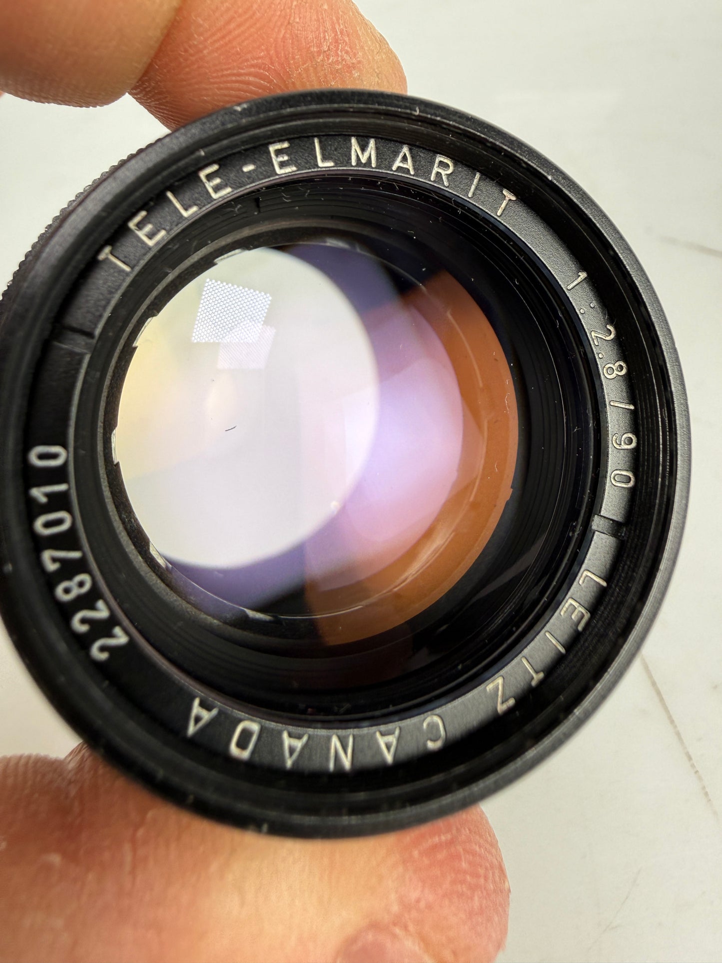 Leica Leitz Tele-Elmarit-M 90mm f2.8 Lens Barrel, No helical