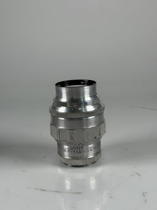 JUPITER 11 Soviet Vintage lens 135mm f4 Mount M42 - Silver Telephoto lens