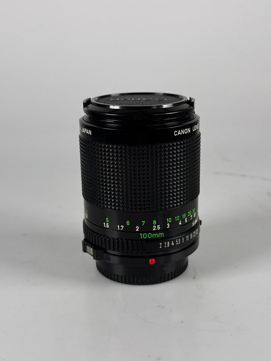 Canon FD 100mm f2 Lens FDn