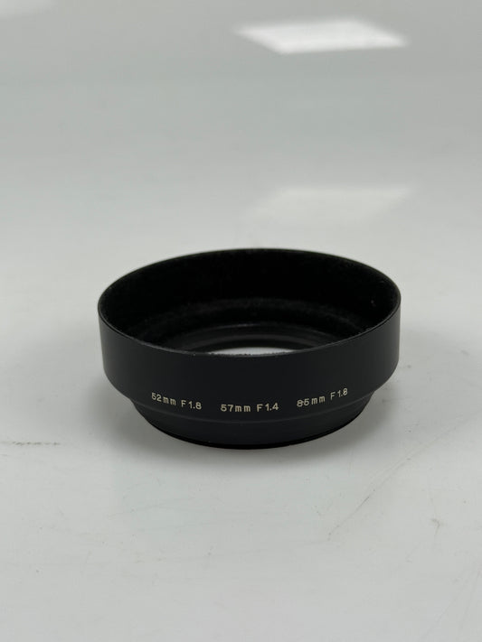 Konica 55mm Metal Lens Hood 52mm f1.8 57mm f1.4 85mm F1.8